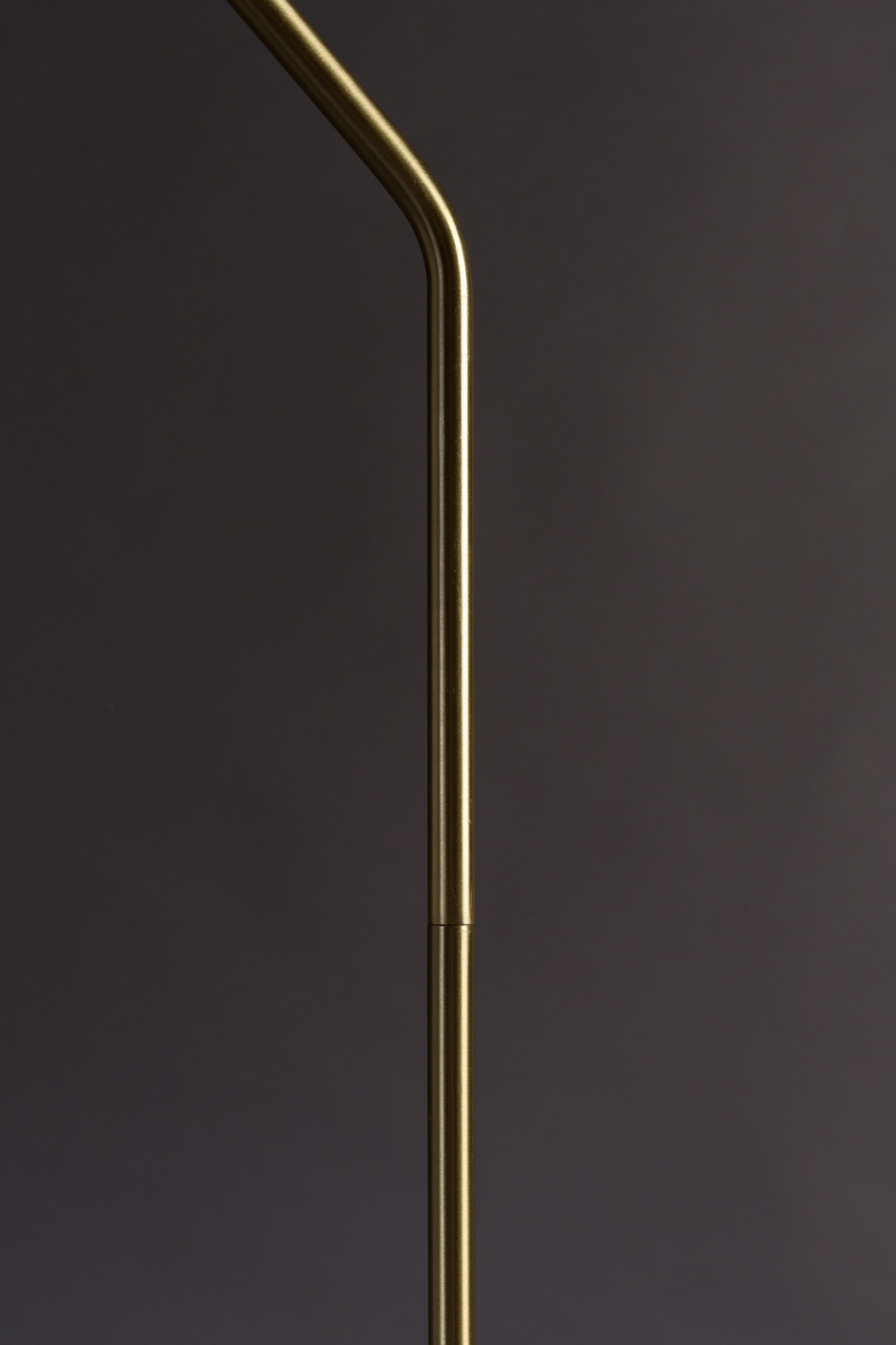Dutchbone Eclipse Gloss Black & Gold Open Top Floor Lamp